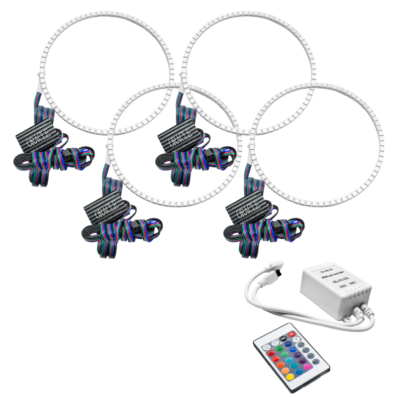 Volkswagen Jetta Headlight Halo Kit - ORACLE Lighting - ColorSHIFT w/ Simple Controller - `05-`10 Volkswagen Jetta Headlight Halo Kit - ORACLE Lighting - ColorSHIFT w/ Simple Controller - `05-`10